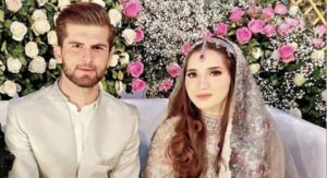 shaheen afridi wife shaheen afridi fianceshaheen afridi nikah pic