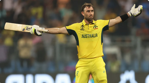 glenn maxwell celebration after scoring double hundred and helps australia to qualify for the semi final spot against afghanistan