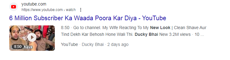 ducky bhai new look video gone viral on youtube