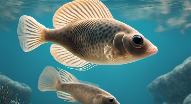 Mouse fish swimming in the ocean