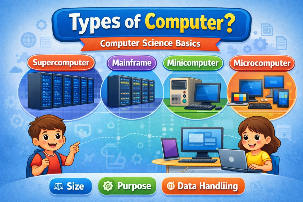 types of computers mudassarworld.com